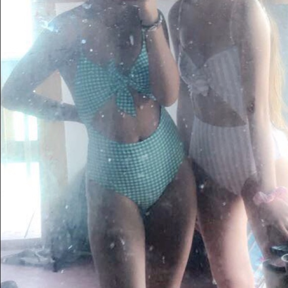 Vintage gingham one piece